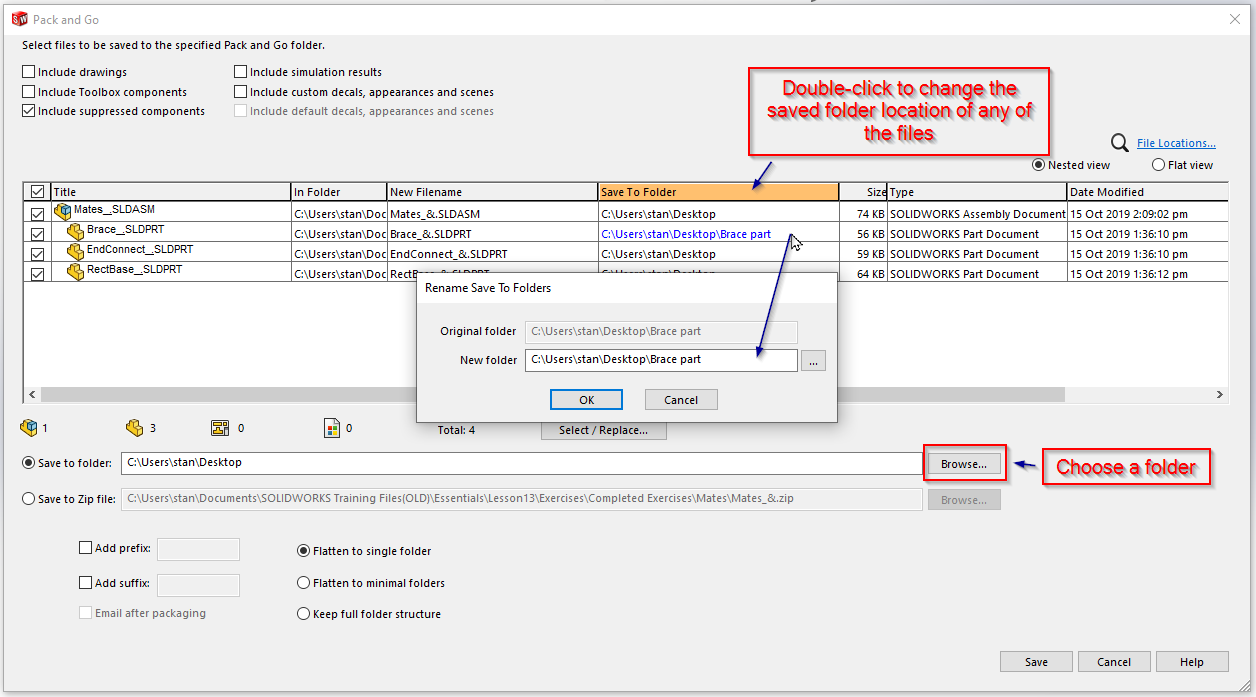 SOLIDWORKS Pack and Go